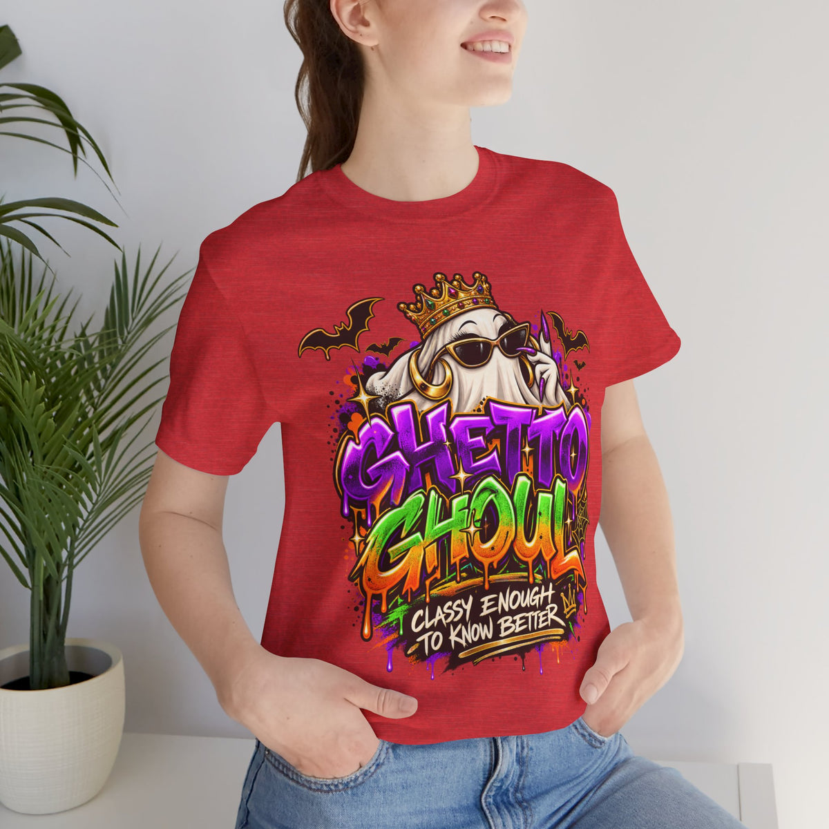 Ghetto Ghoul graffiti ghost tee | T-Shirt