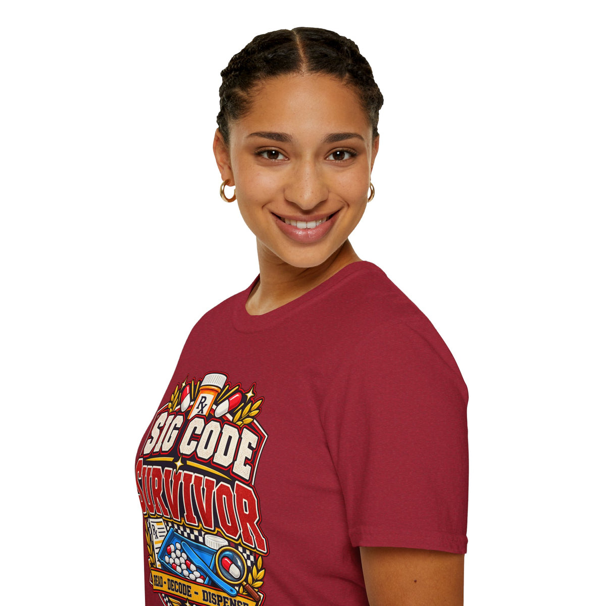 Funny Sig Code Survivor Pharmacy T-Shirt