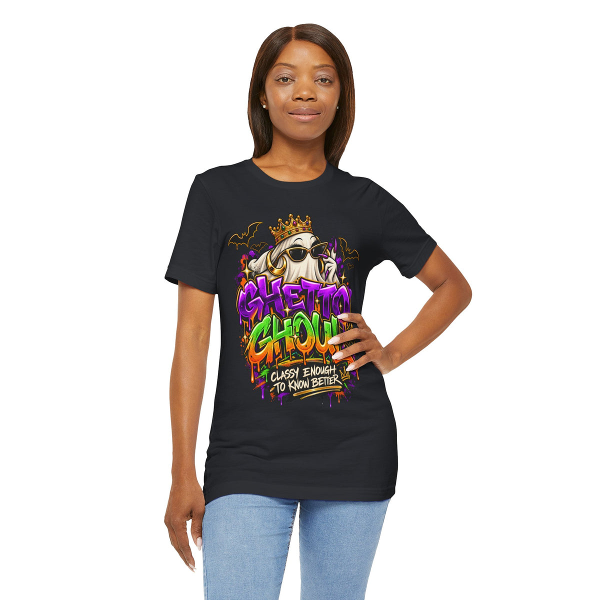 Ghetto Ghoul graffiti ghost tee | T-Shirt