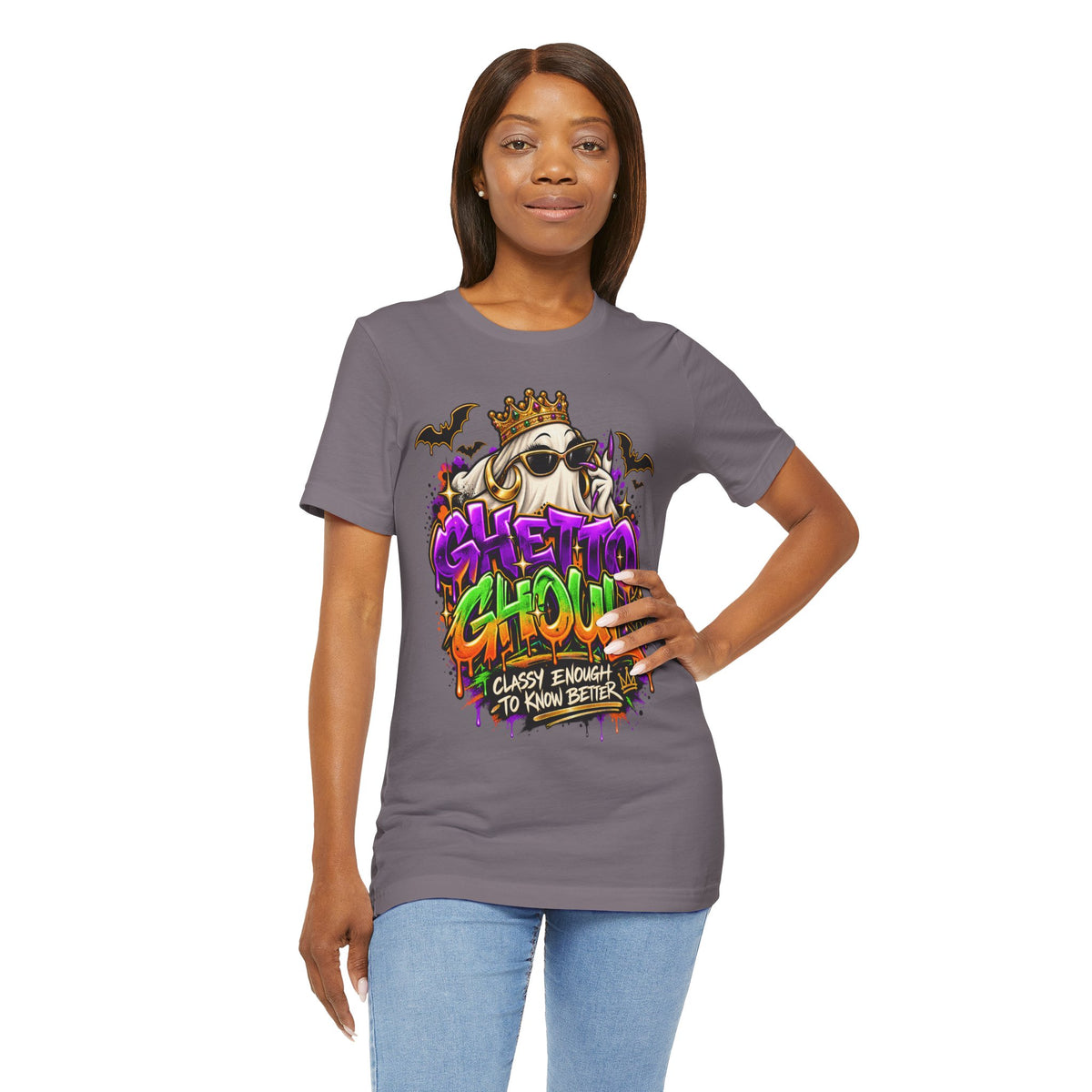 Ghetto Ghoul graffiti ghost tee | T-Shirt