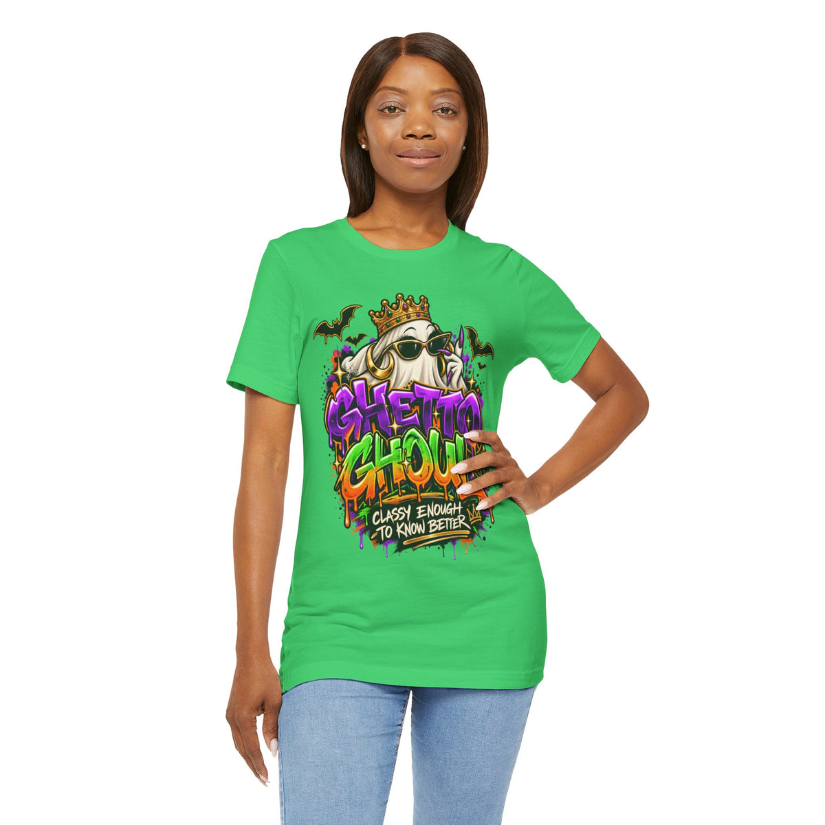 Ghetto Ghoul graffiti ghost tee | T-Shirt