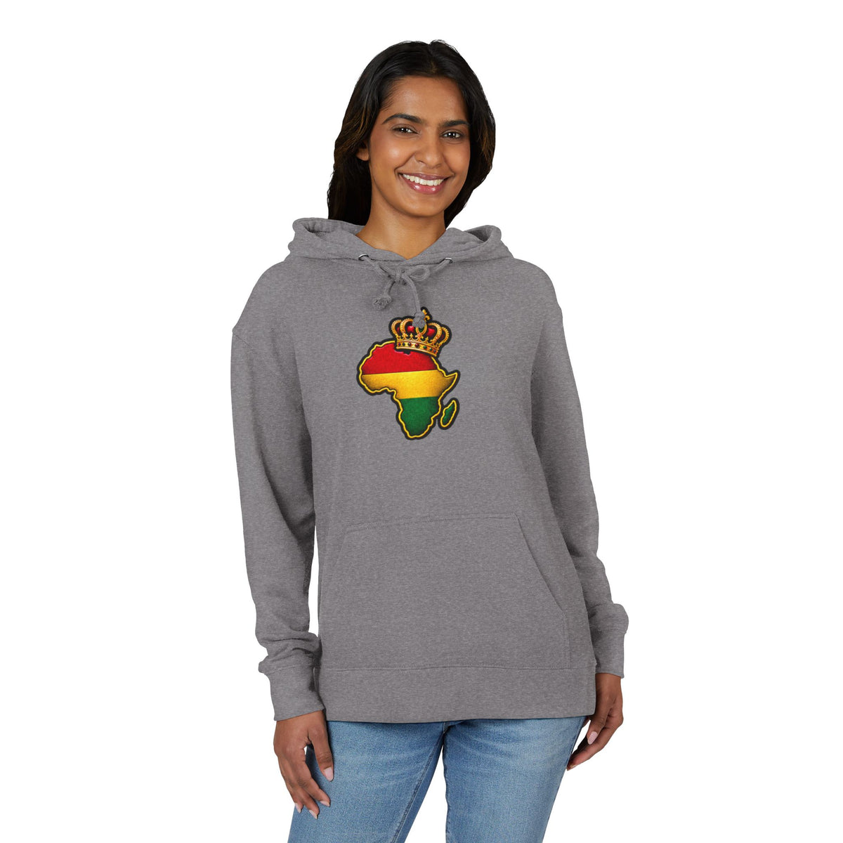 Empress Since Genesis Hoodie — African Crown Map Rasta Sweatshirt