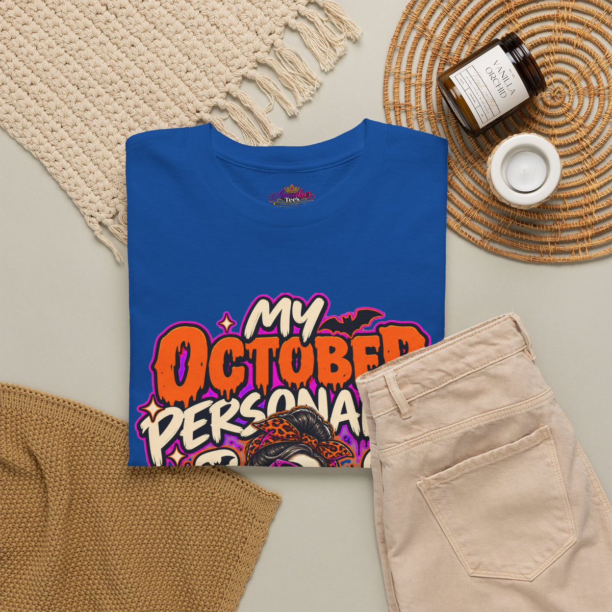 October Personality Halloween T-Shirt — "My October Personality Has Entered the Chat" Graphic Tee