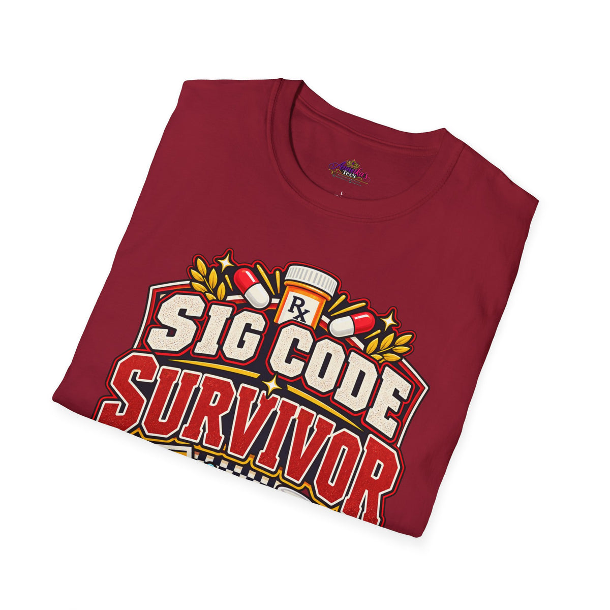 Funny Sig Code Survivor Pharmacy T-Shirt