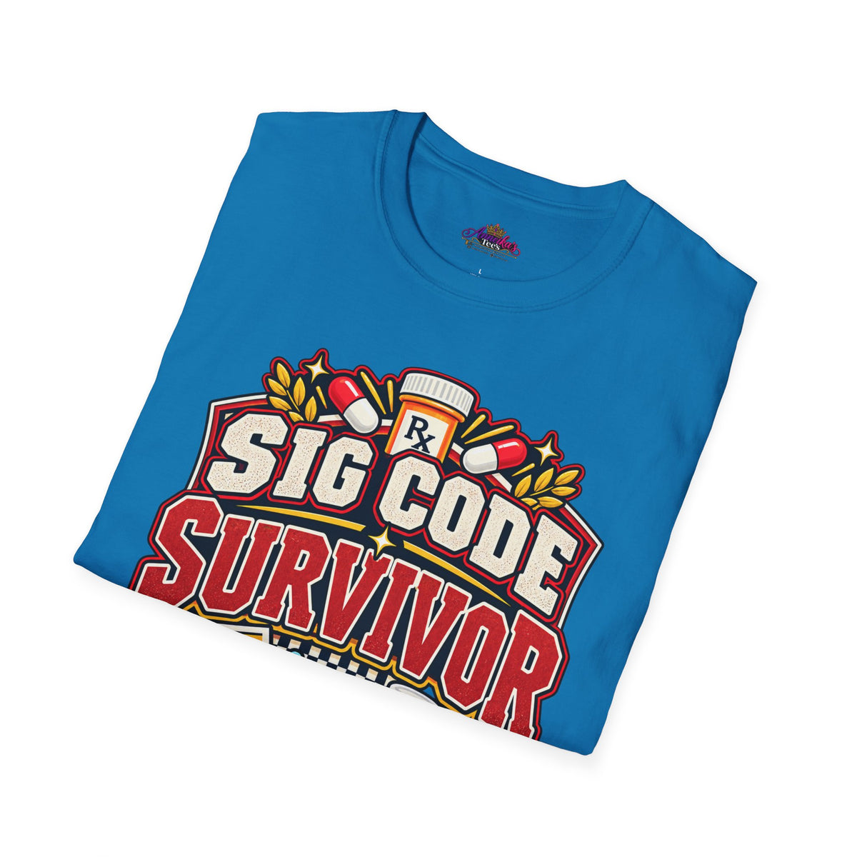Funny Sig Code Survivor Pharmacy T-Shirt