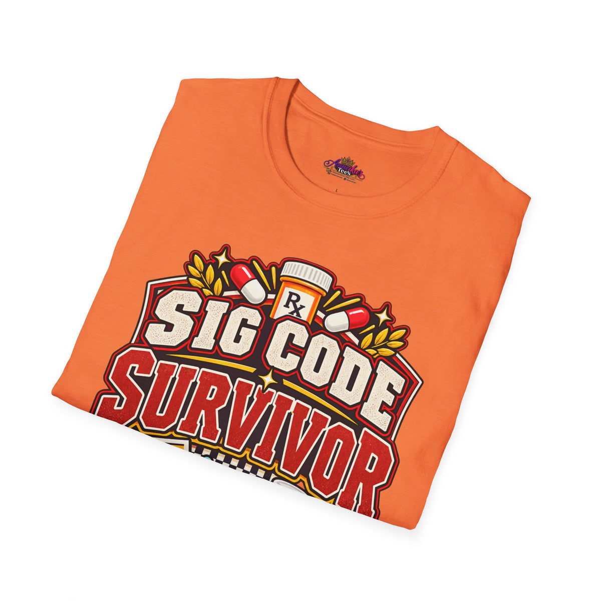 Funny Sig Code Survivor Pharmacy T-Shirt