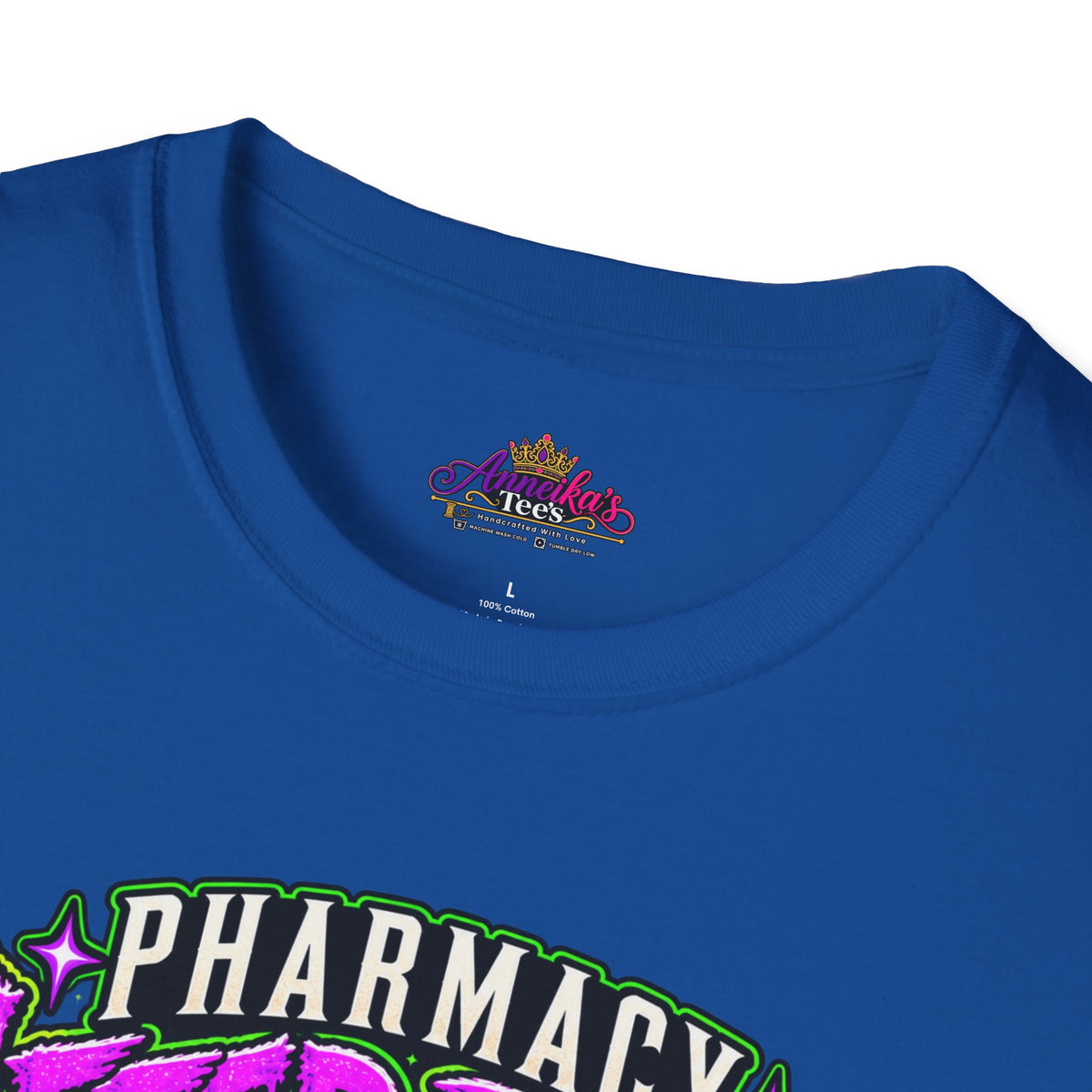 Pharmacy After Dark T-Shirt — 'The Refills Never Sleep' Halloween Pharmacy Tee