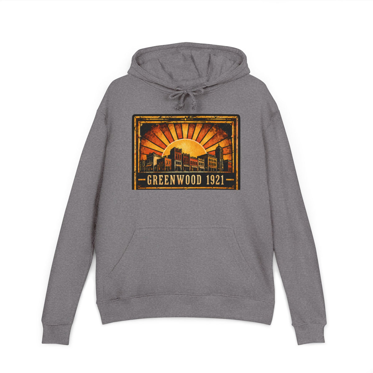 Black Wall Street Greenwood 1921 Hoodie — Built, Burned, Never Forgotten