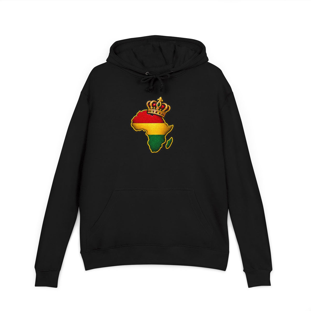 Empress Since Genesis Hoodie — African Crown Map Rasta Sweatshirt