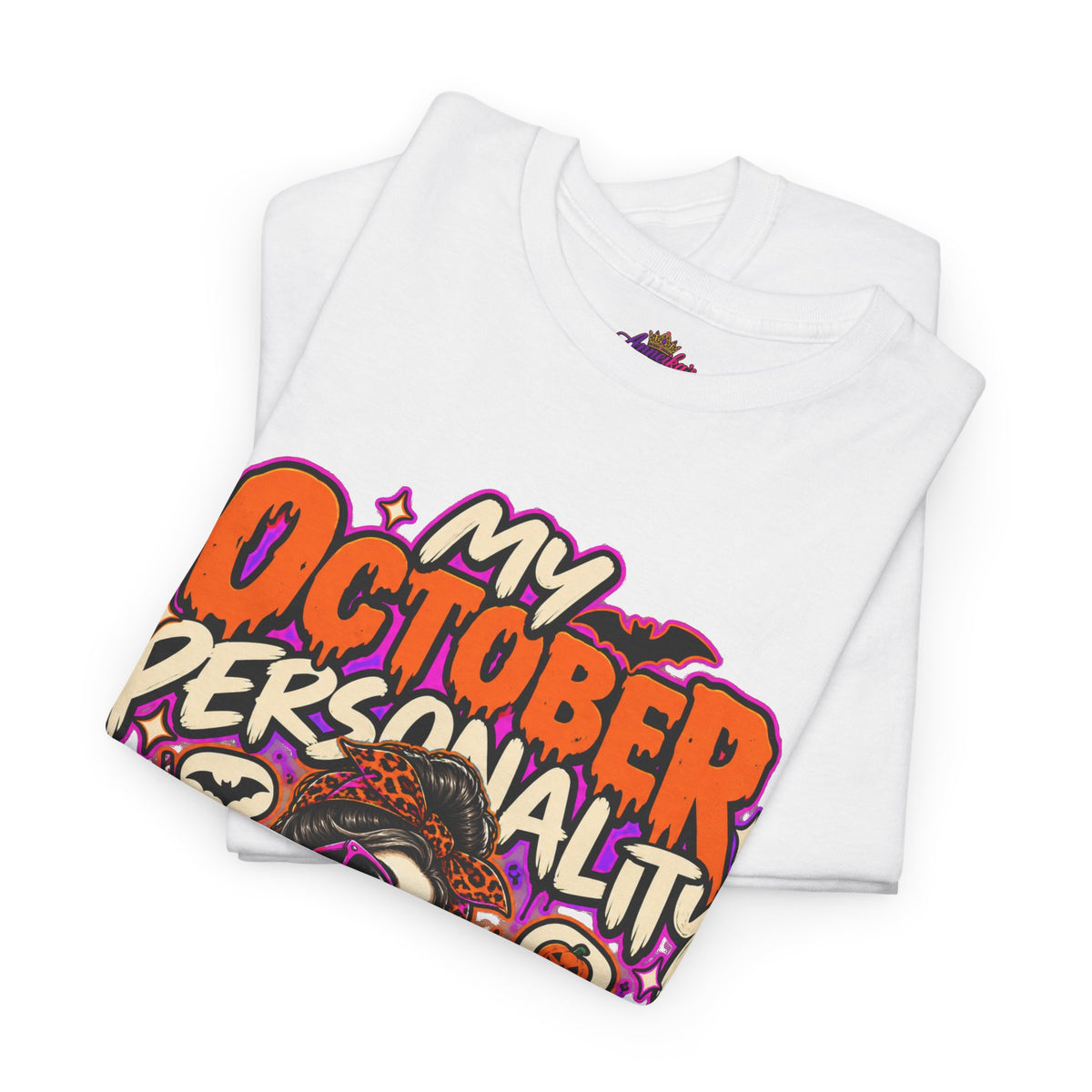 October Personality Halloween T-Shirt — "My October Personality Has Entered the Chat" Graphic Tee