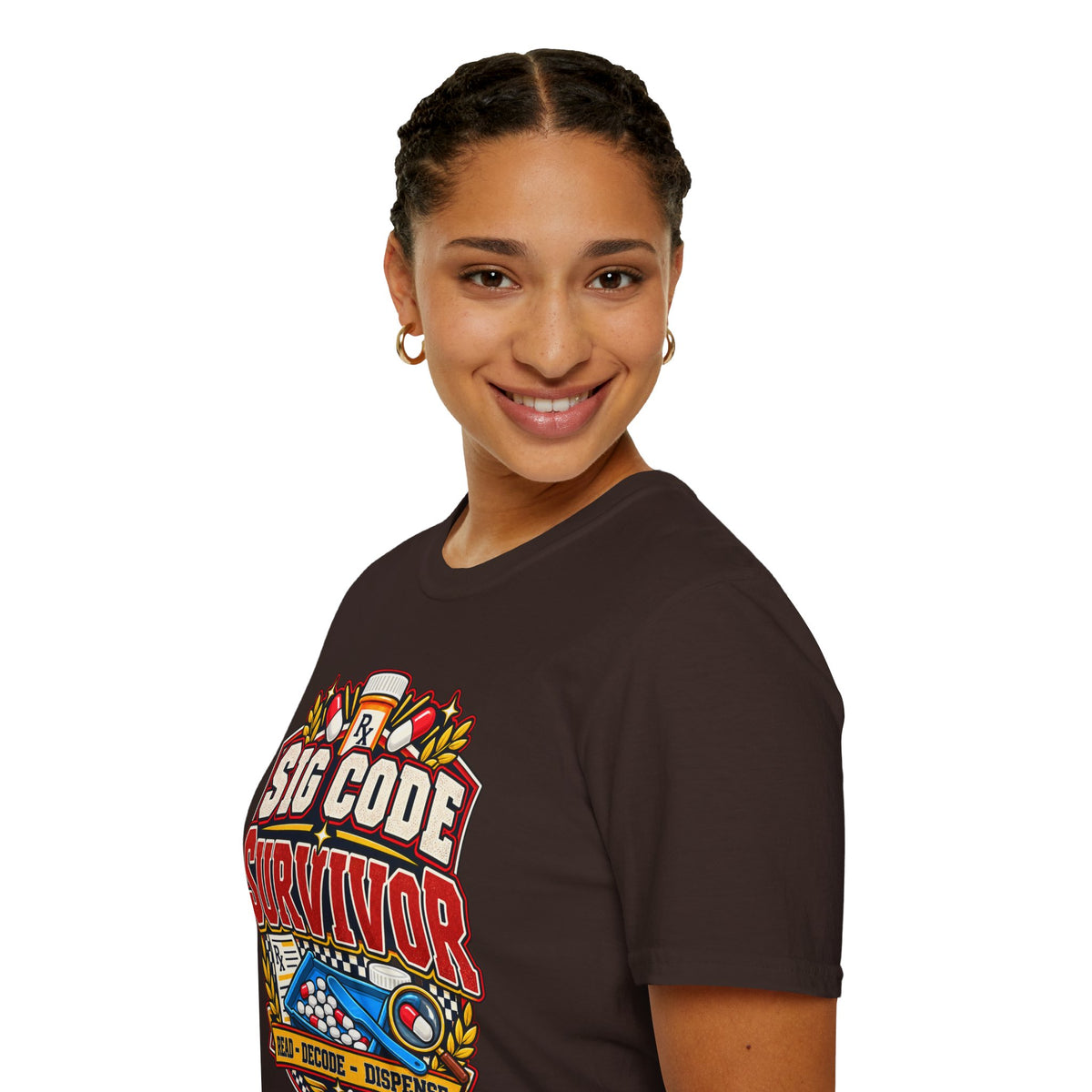 Funny Sig Code Survivor Pharmacy T-Shirt