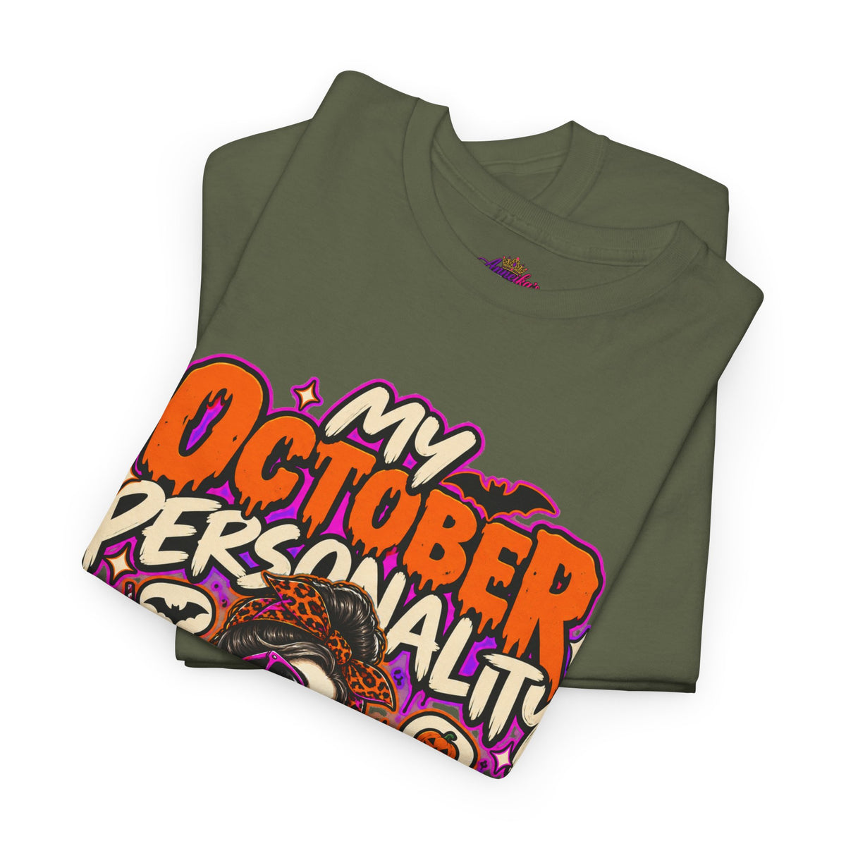 October Personality Halloween T-Shirt — "My October Personality Has Entered the Chat" Graphic Tee