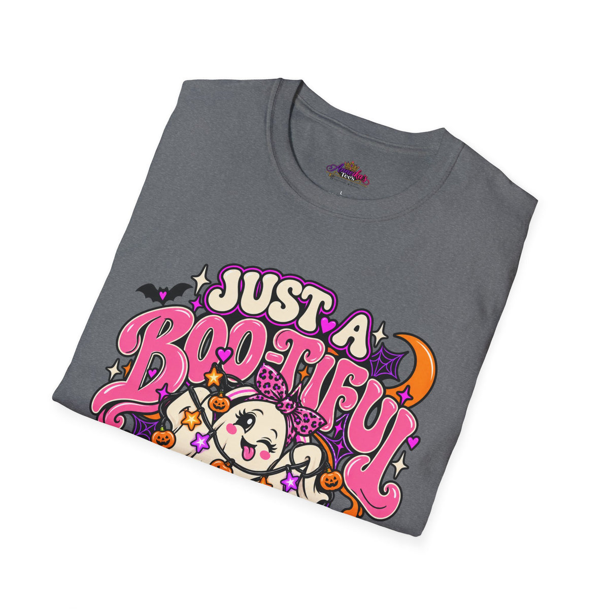 Just a Boo-tiful Mess T-Shirt — Cute Halloween Ghost Graphic Tee