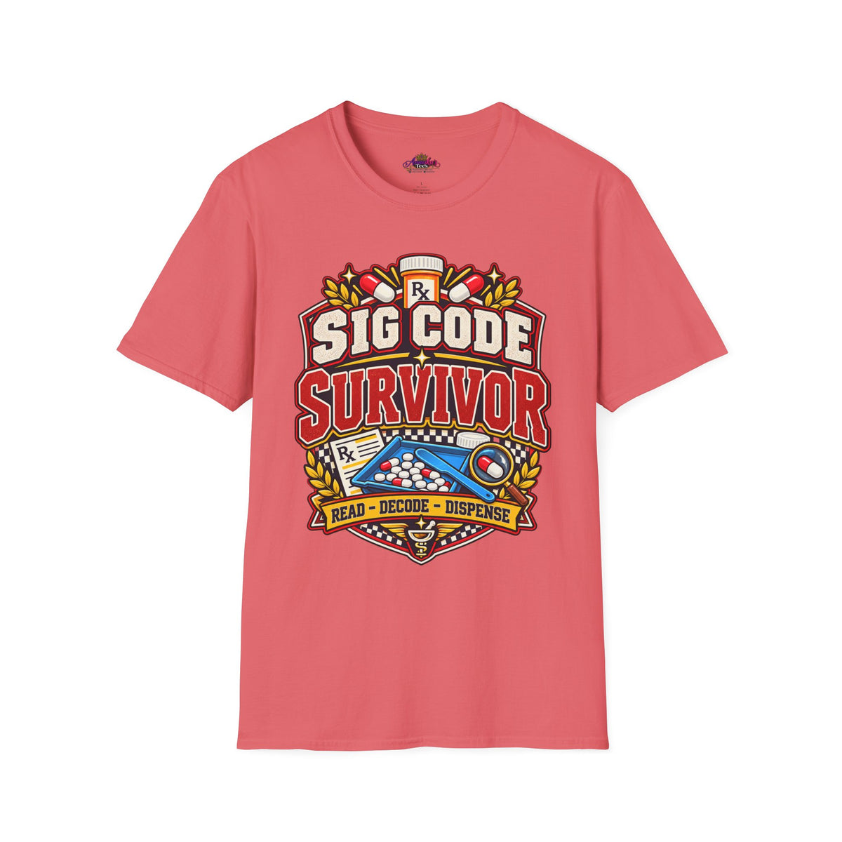 Funny Sig Code Survivor Pharmacy T-Shirt
