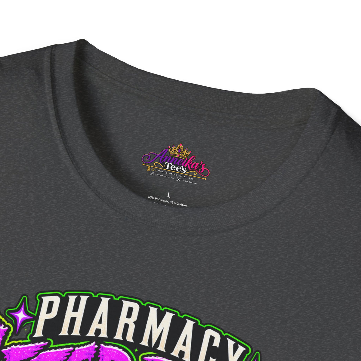 Pharmacy After Dark T-Shirt — 'The Refills Never Sleep' Halloween Pharmacy Tee