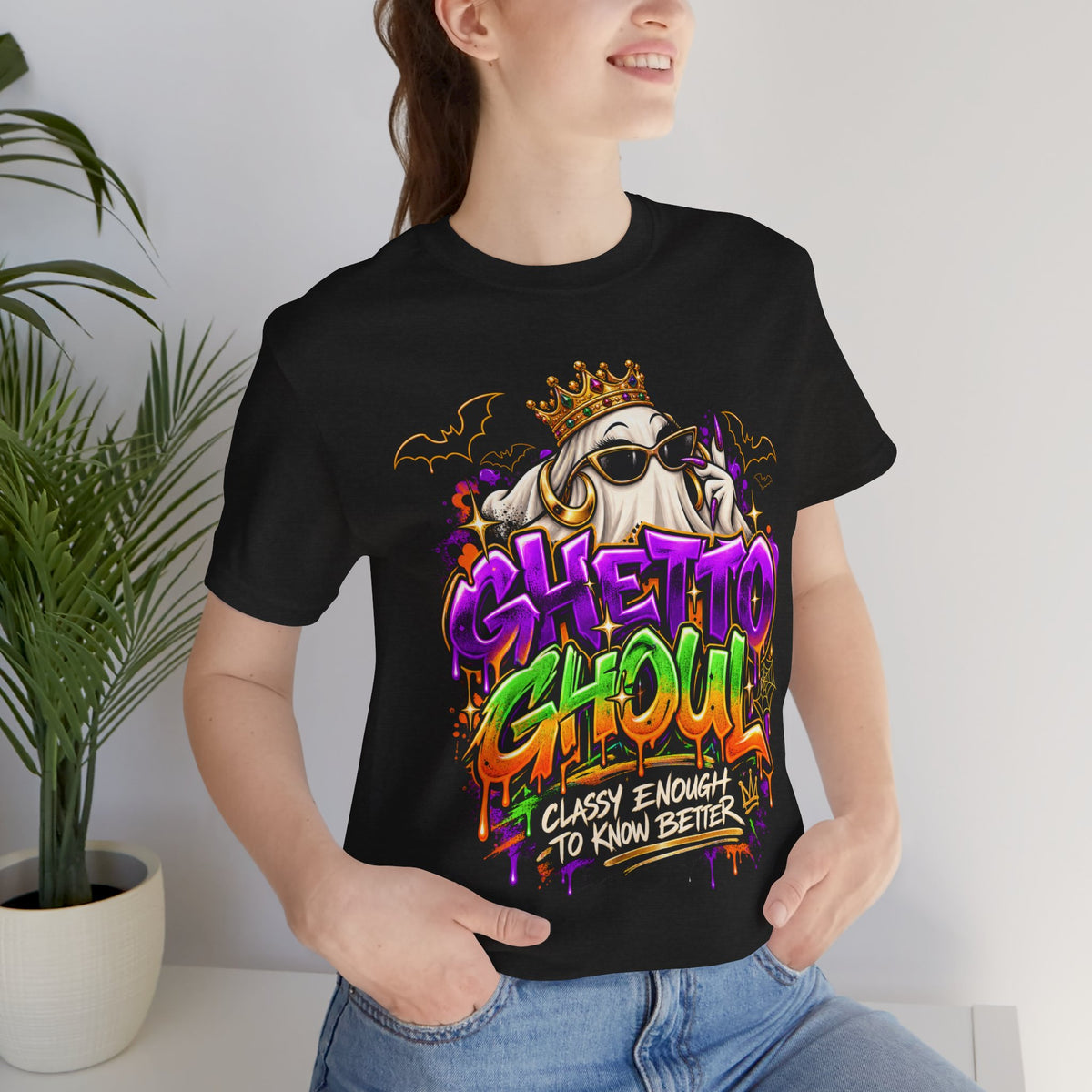Ghetto Ghoul graffiti ghost tee | T-Shirt
