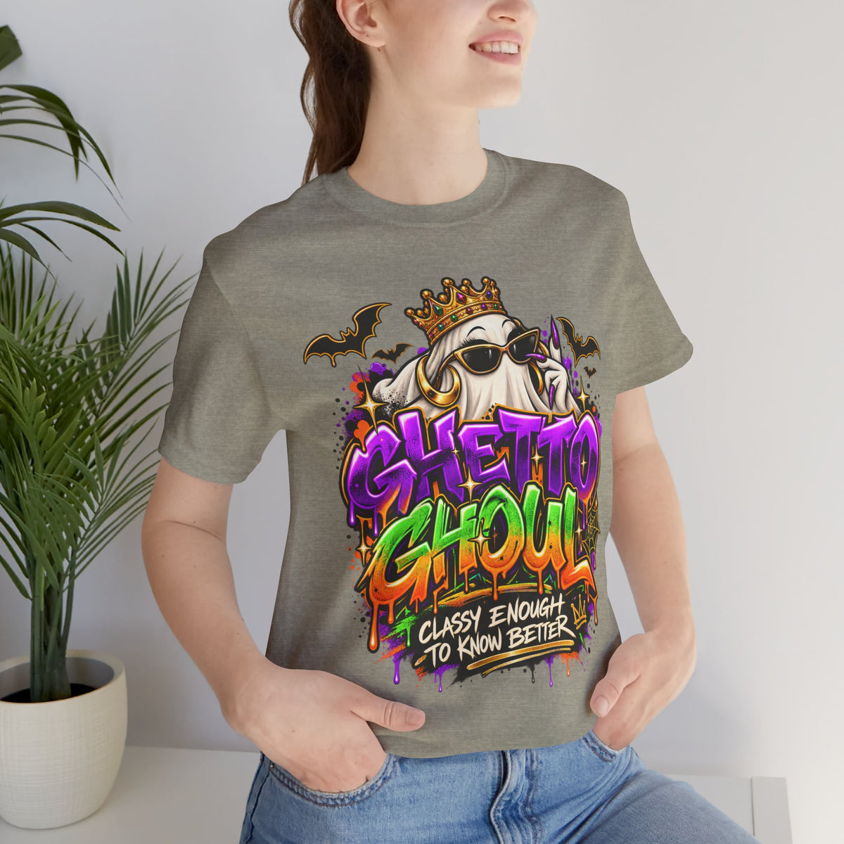 Ghetto Ghoul graffiti ghost tee | T-Shirt