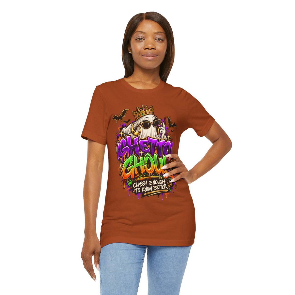 Ghetto Ghoul graffiti ghost tee | T-Shirt