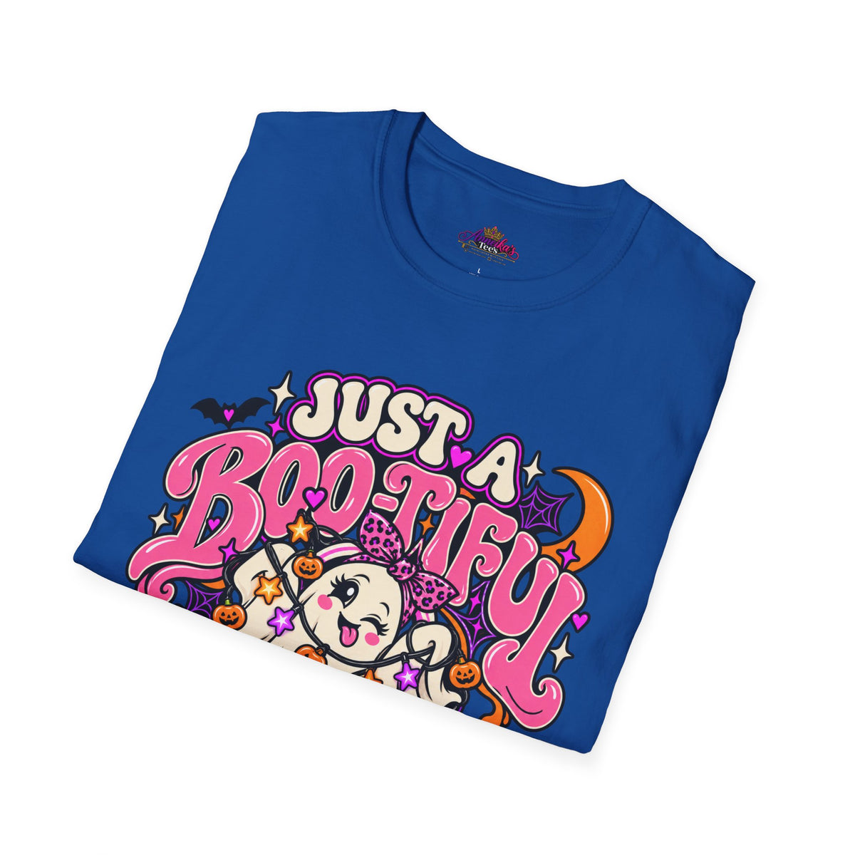 Just a Boo-tiful Mess T-Shirt — Cute Halloween Ghost Graphic Tee