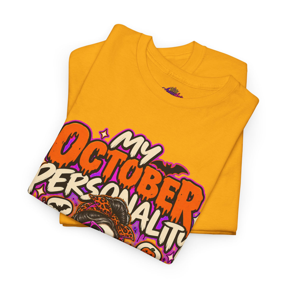 October Personality Halloween T-Shirt — "My October Personality Has Entered the Chat" Graphic Tee