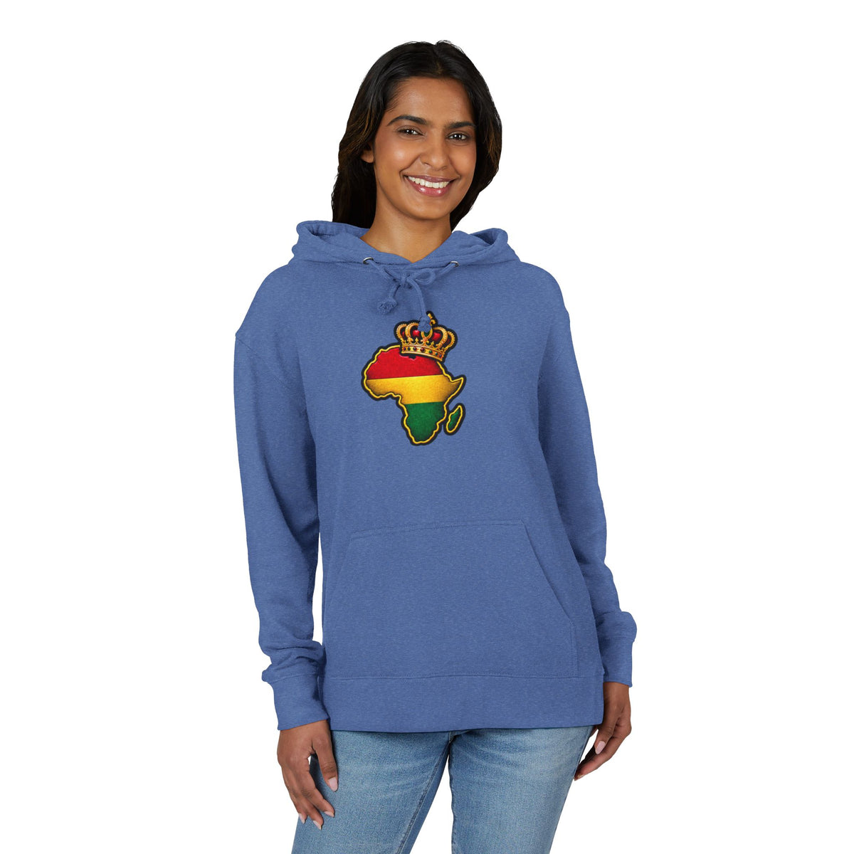 Empress Since Genesis Hoodie — African Crown Map Rasta Sweatshirt