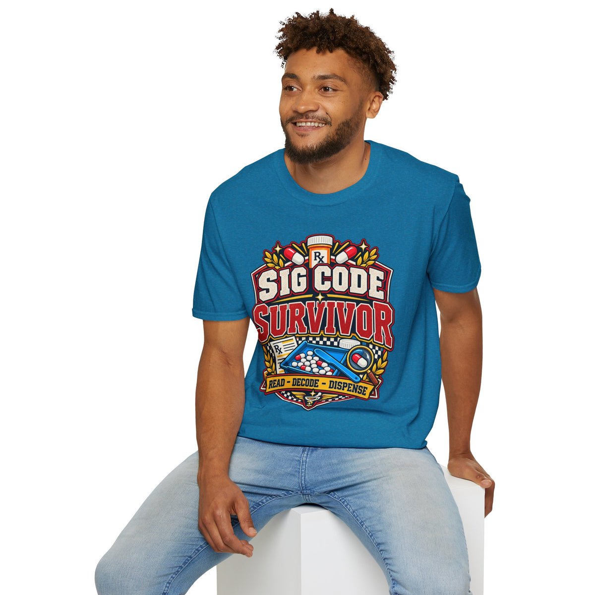 Funny Sig Code Survivor Pharmacy T-Shirt
