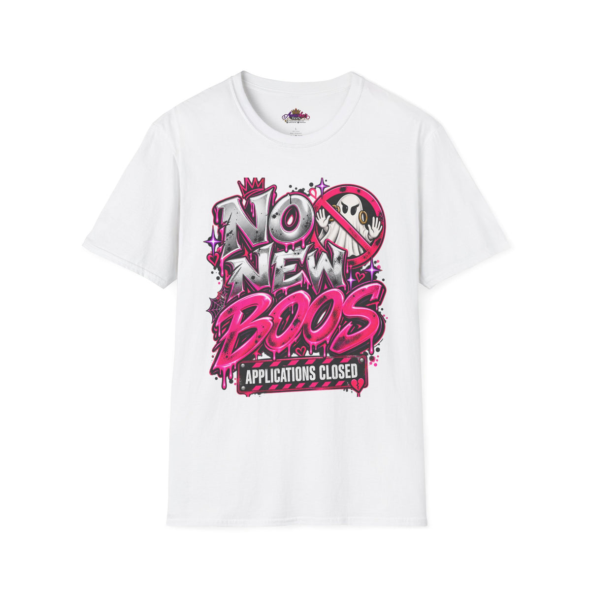 No New Boos T-Shirt — "Applications Closed" Halloween Graphic Tee