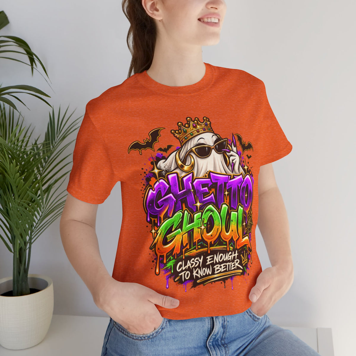 Ghetto Ghoul graffiti ghost tee | T-Shirt