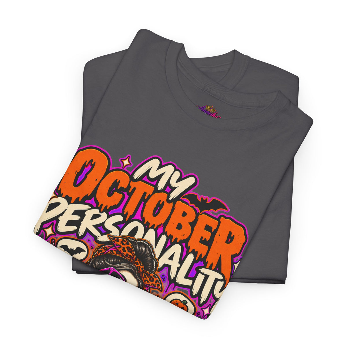October Personality Halloween T-Shirt — "My October Personality Has Entered the Chat" Graphic Tee