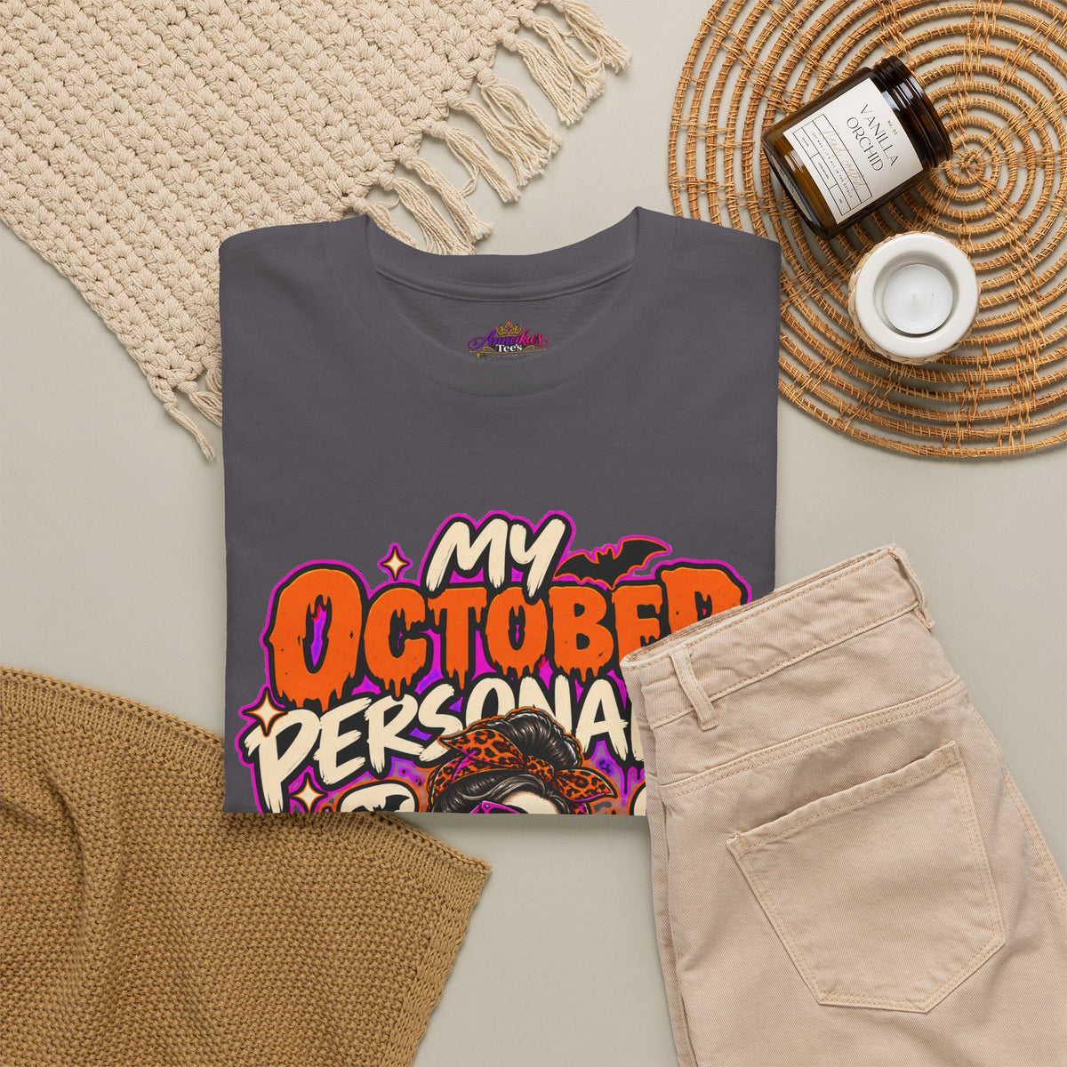 October Personality Halloween T-Shirt — "My October Personality Has Entered the Chat" Graphic Tee