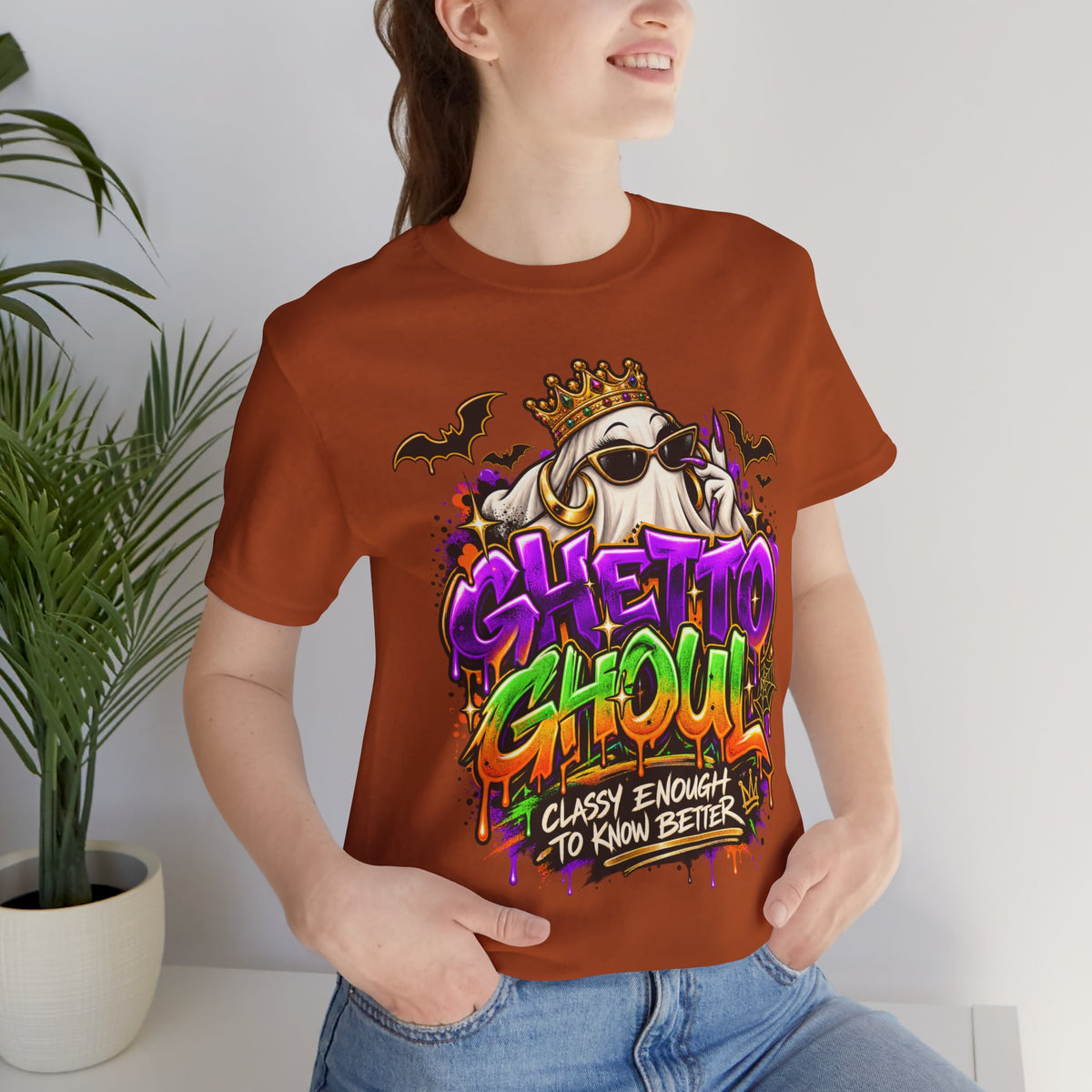 Ghetto Ghoul graffiti ghost tee | T-Shirt