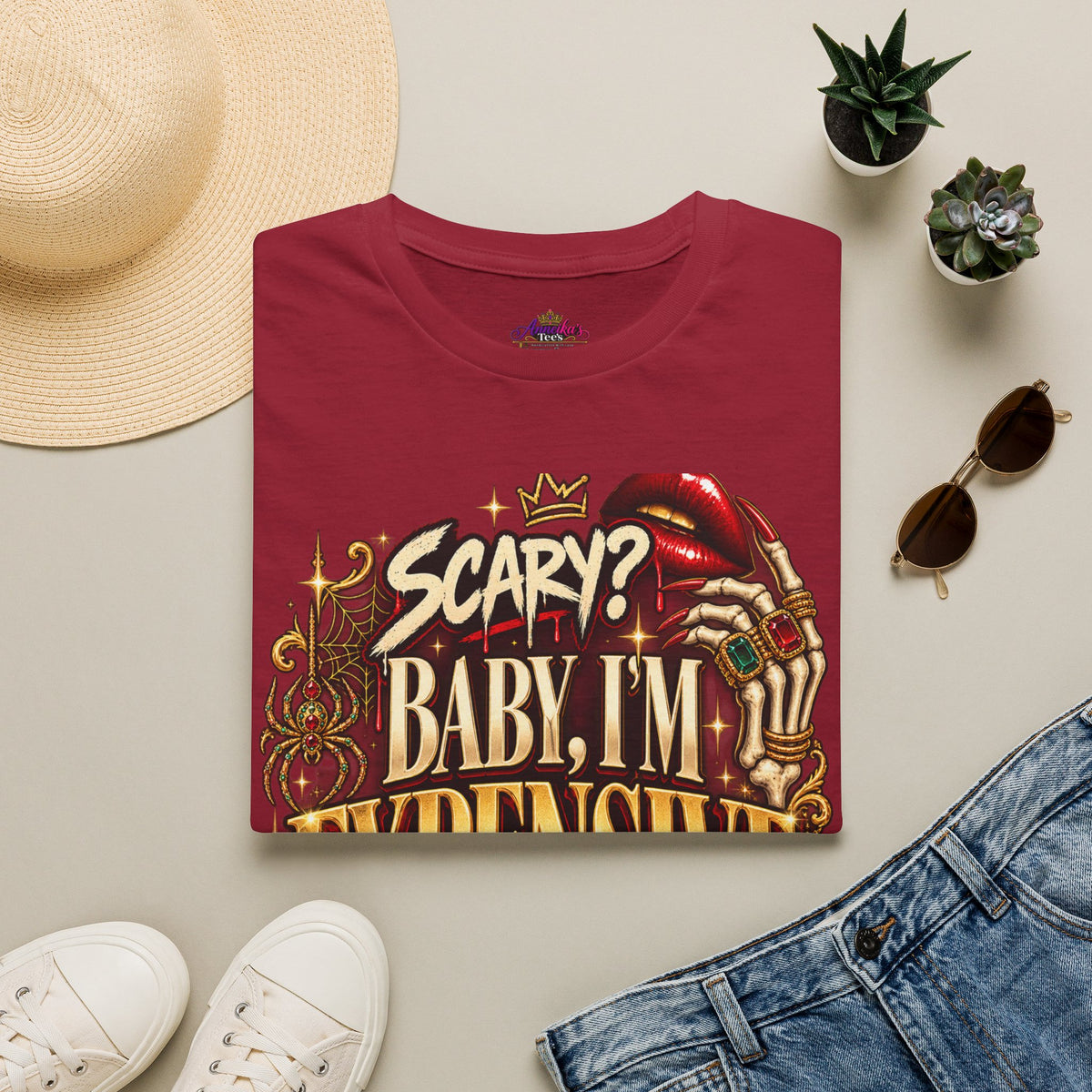 Scary? Baby, I'm Expensive Graphic T-Shirt