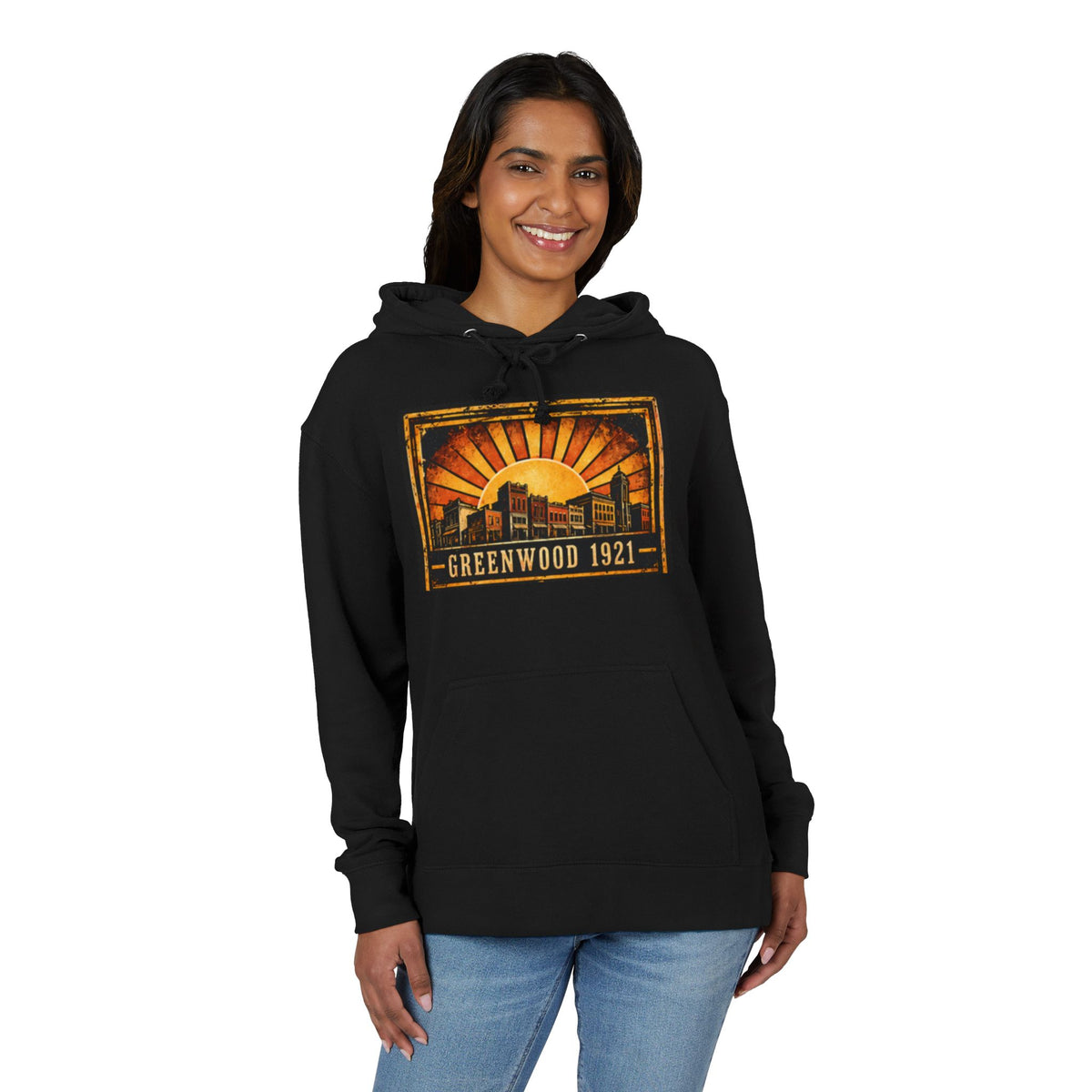 Black Wall Street Greenwood 1921 Hoodie — Built, Burned, Never Forgotten