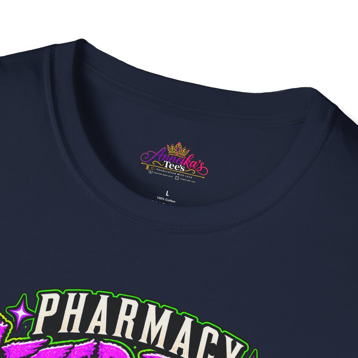 Pharmacy After Dark T-Shirt — 'The Refills Never Sleep' Halloween Pharmacy Tee