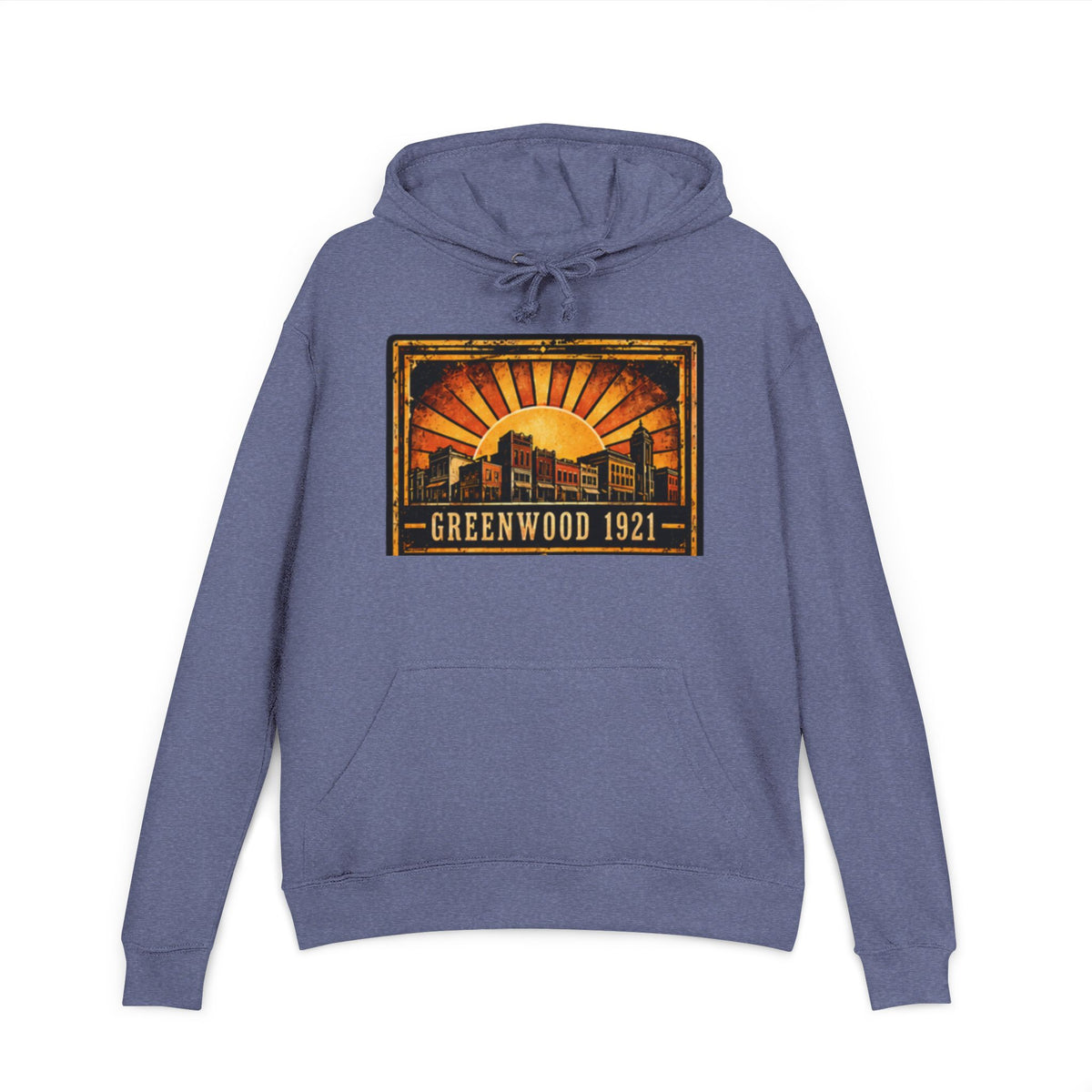 Black Wall Street Greenwood 1921 Hoodie — Built, Burned, Never Forgotten