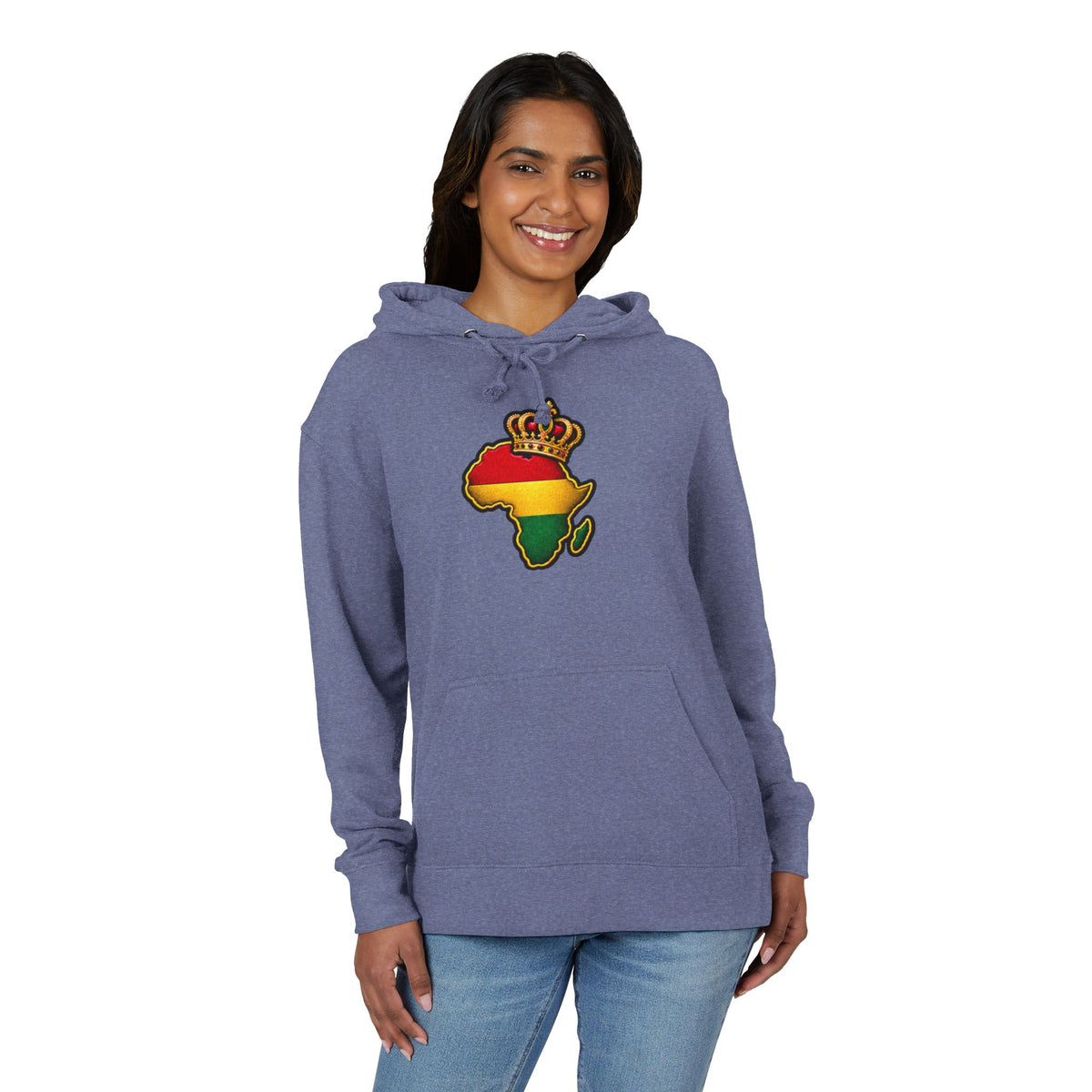 Empress Since Genesis Hoodie — African Crown Map Rasta Sweatshirt