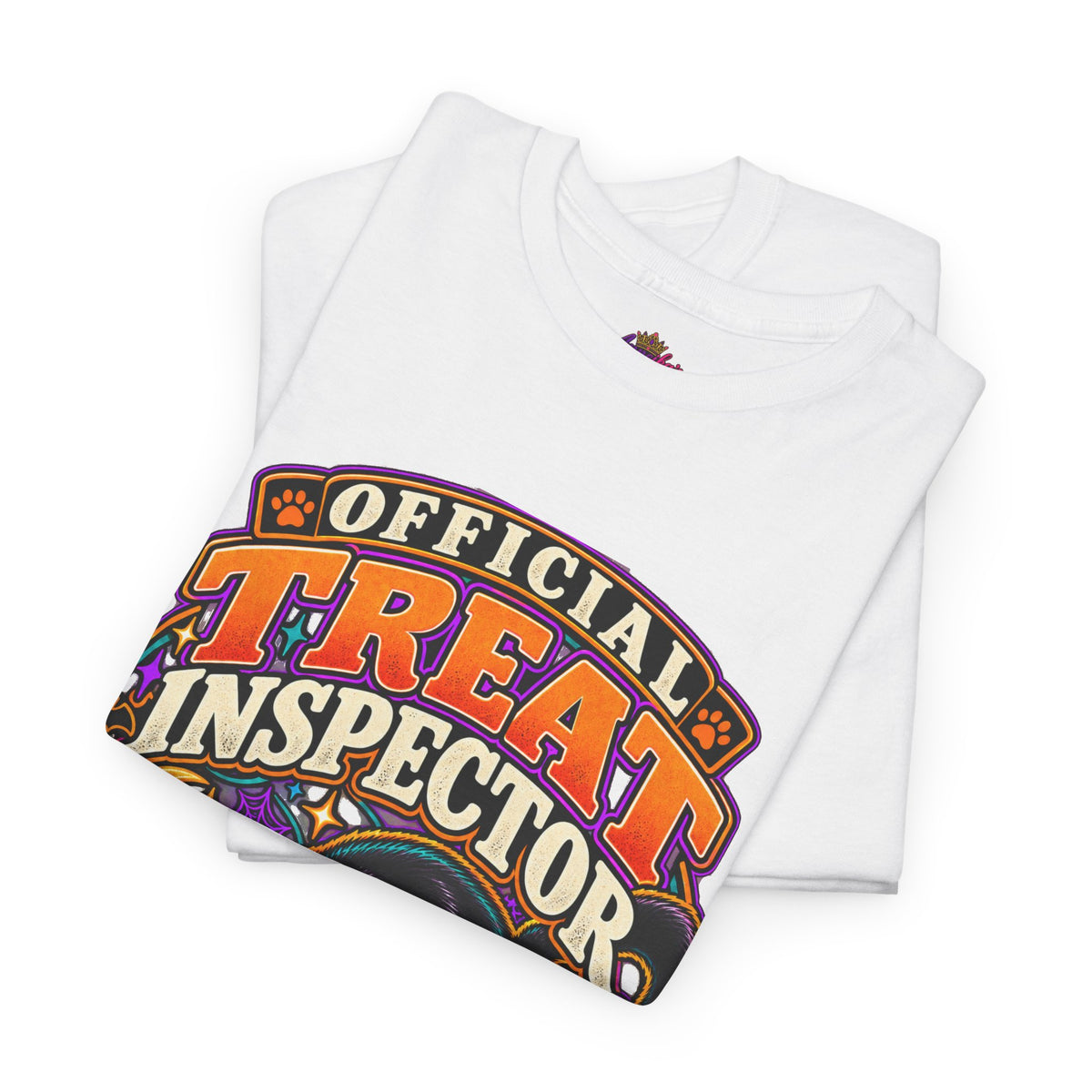 Halloween "Official Treat Inspector" T-Shirt — Funny Pumpkin Candy Patrol Tee