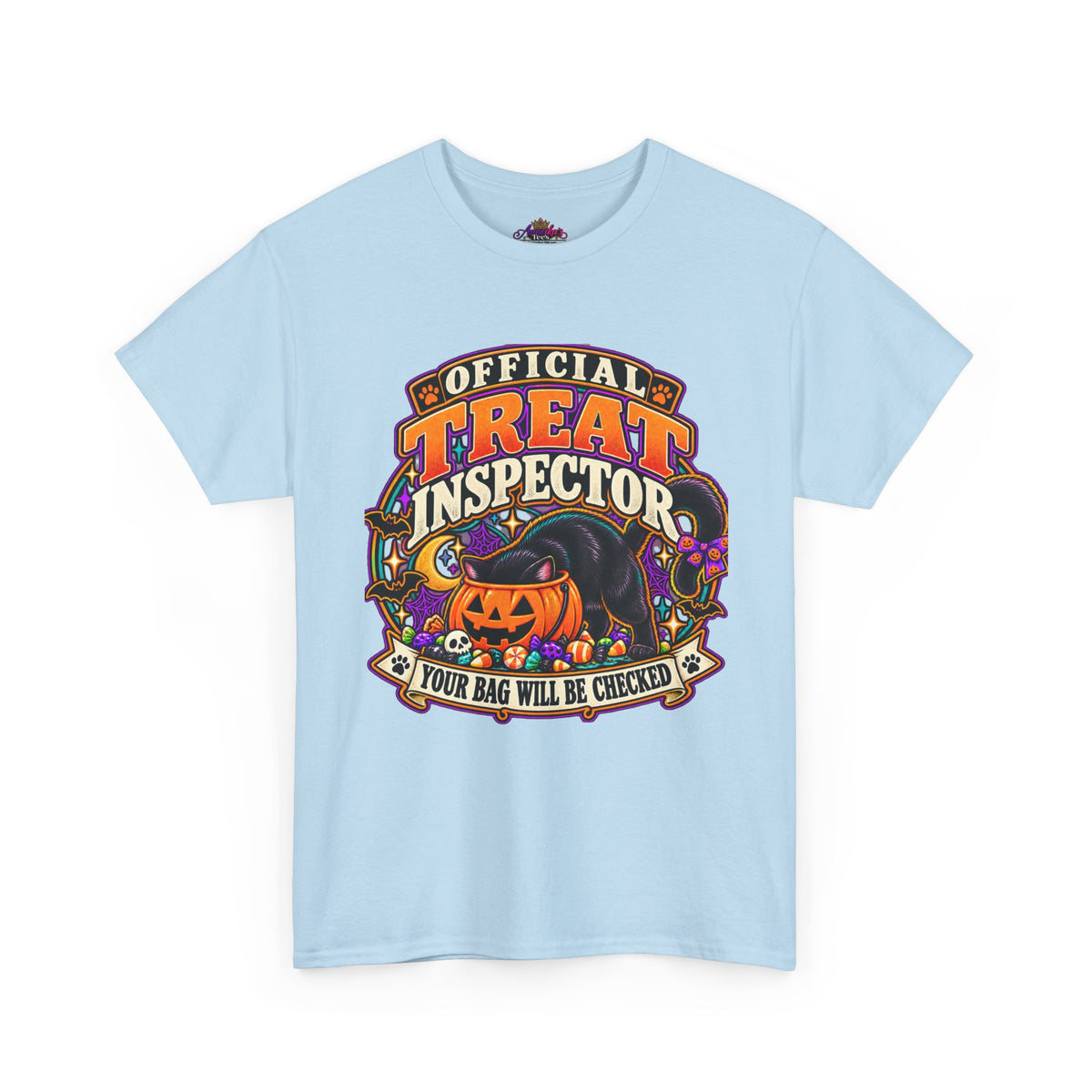 Halloween "Official Treat Inspector" T-Shirt — Funny Pumpkin Candy Patrol Tee