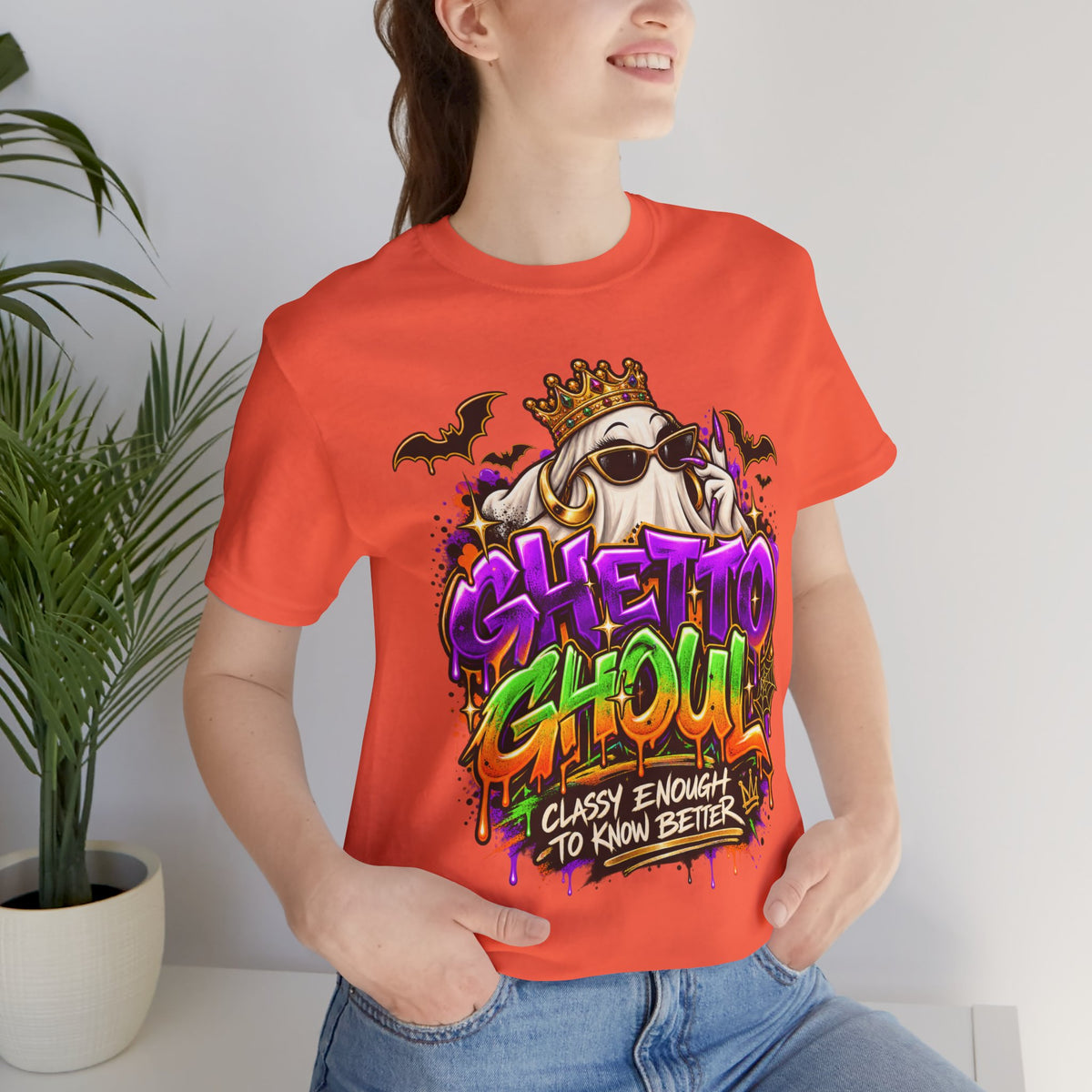 Ghetto Ghoul graffiti ghost tee | T-Shirt