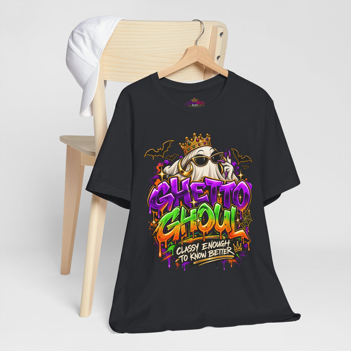 Ghetto Ghoul graffiti ghost tee | T-Shirt