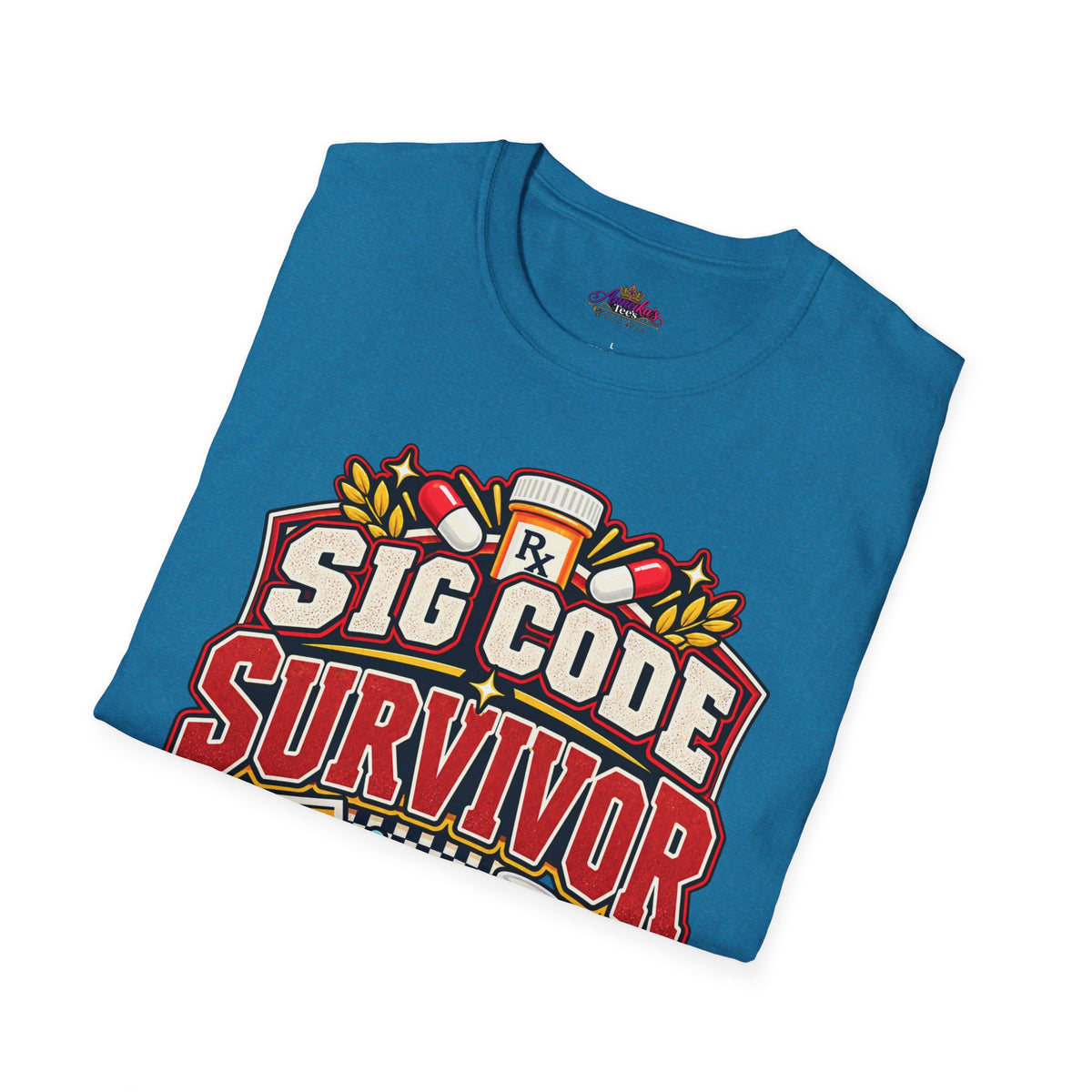 Funny Sig Code Survivor Pharmacy T-Shirt
