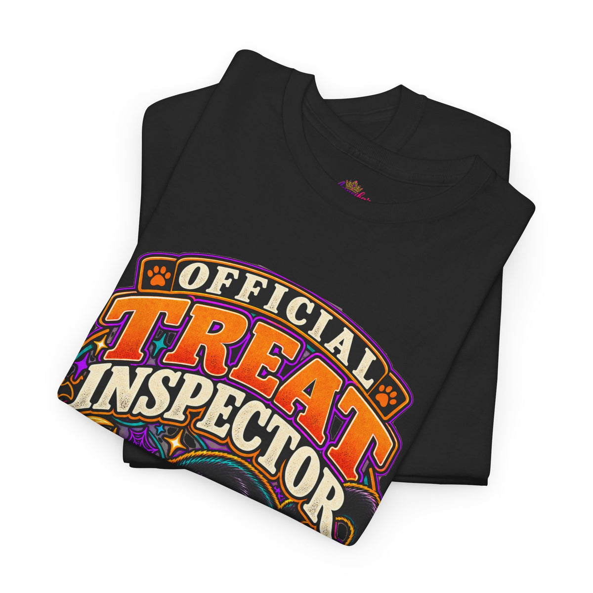Halloween "Official Treat Inspector" T-Shirt — Funny Pumpkin Candy Patrol Tee