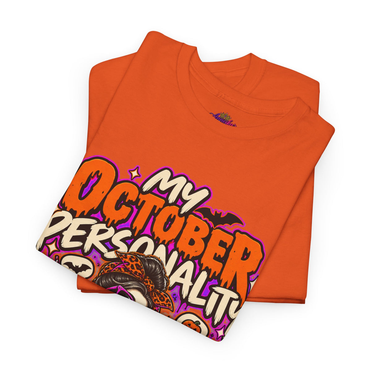 October Personality Halloween T-Shirt — "My October Personality Has Entered the Chat" Graphic Tee