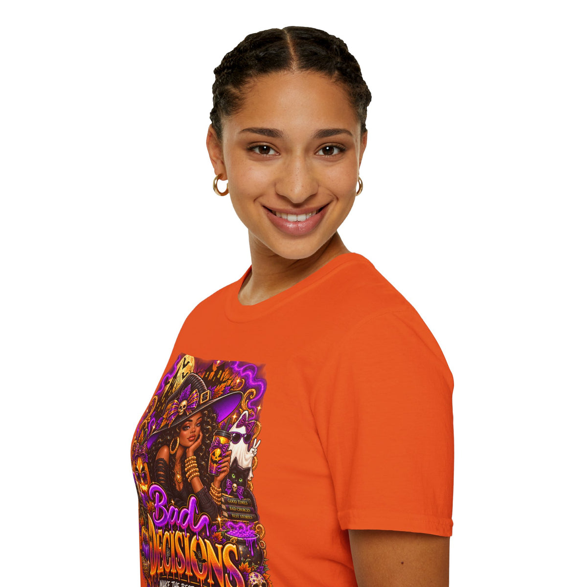 Bad Decisions Halloween T-Shirt — Witch Party Graphic Tee