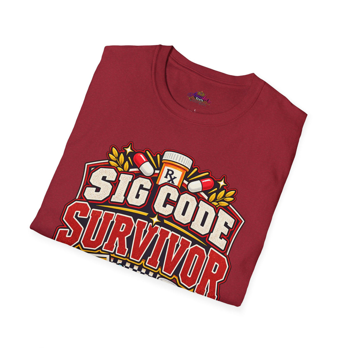Funny Sig Code Survivor Pharmacy T-Shirt