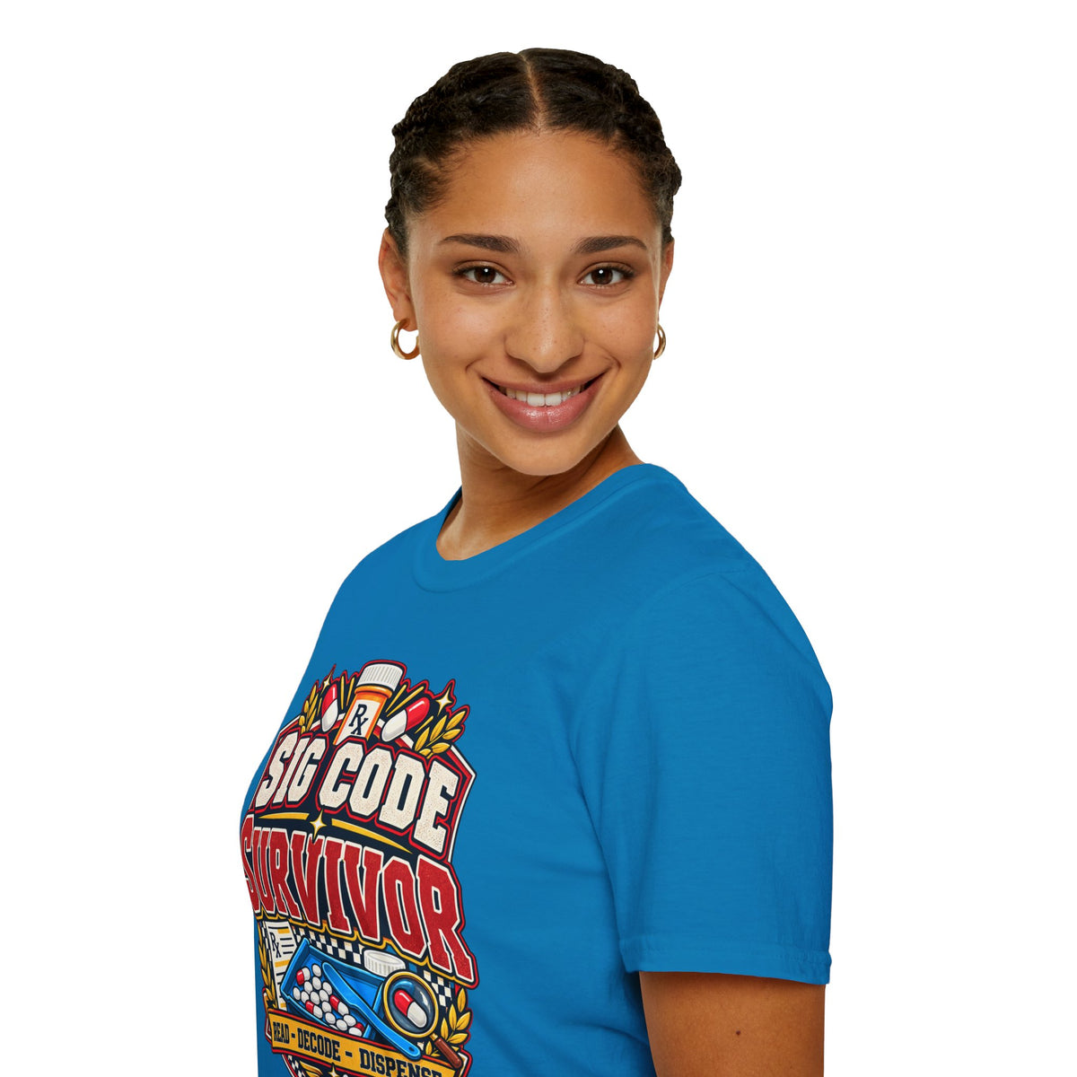 Funny Sig Code Survivor Pharmacy T-Shirt