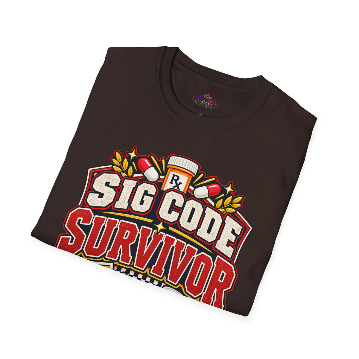 Funny Sig Code Survivor Pharmacy T-Shirt