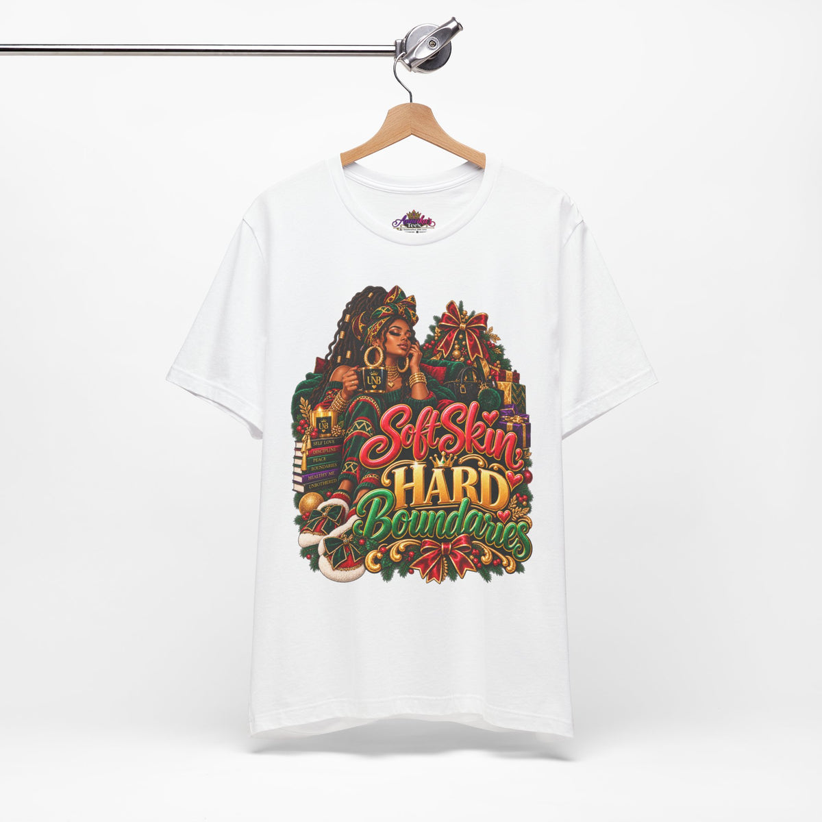 Soft Skin, Hard Boundaries T-Shirt — Empowering Black Woman Graphic Tee