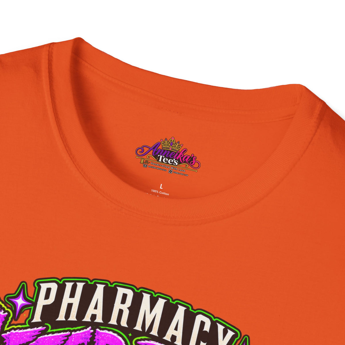 Pharmacy After Dark T-Shirt — 'The Refills Never Sleep' Halloween Pharmacy Tee