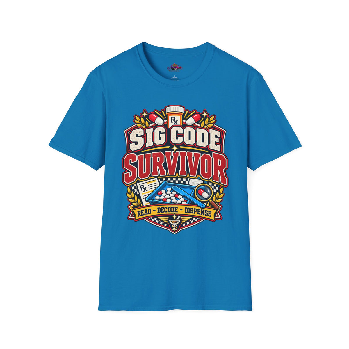 Funny Sig Code Survivor Pharmacy T-Shirt